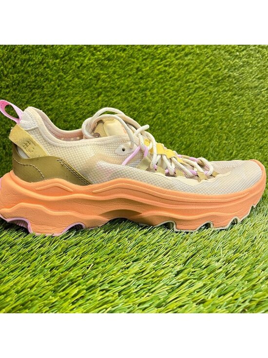 Sorel Shoes - Sorel Kinetic Breakthru Tech Womens Size 11 Cream Orange Running Shoes Sneakers
